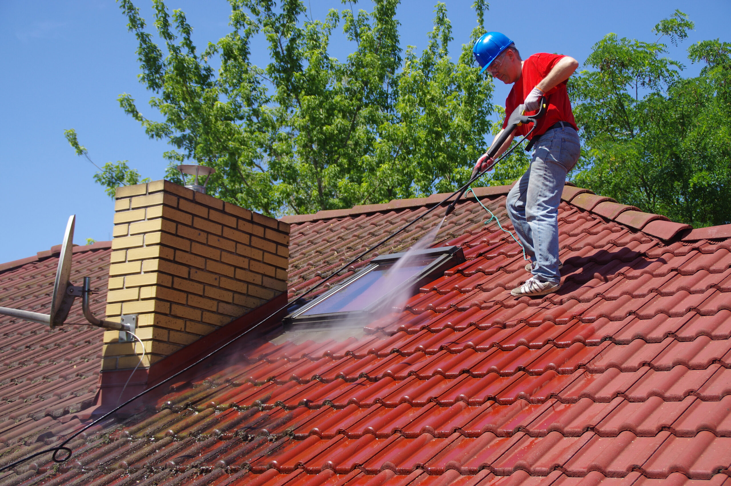 roof cleaning in Chester